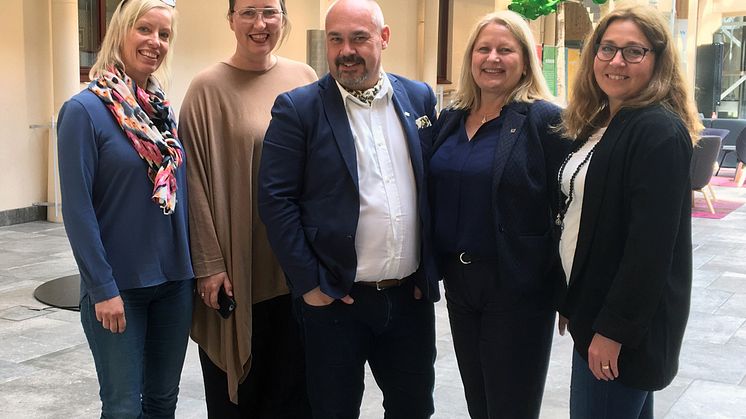 Representanter för Peak Region Science Park, Ideon Innovation, BizMaker och Movexum deltog på den nationella genomlysningen av BizMaker 19 maj.