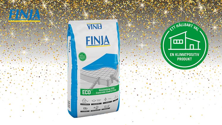 Grovbetong ECO – ny klimatpositiv byggprodukt från Finja Betong