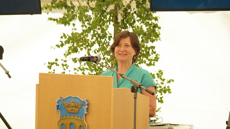 Veolia_Empfang Kläranlage Königsbrück_Grußwort Staatssekretärin Gisela Reetz_Foto Jirka Hofmann