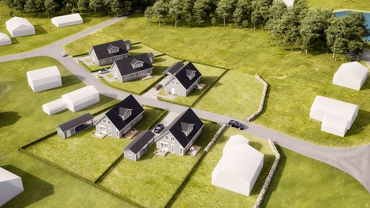 ​OBOS bygger projekt med Smålandsvillor i Pukavik