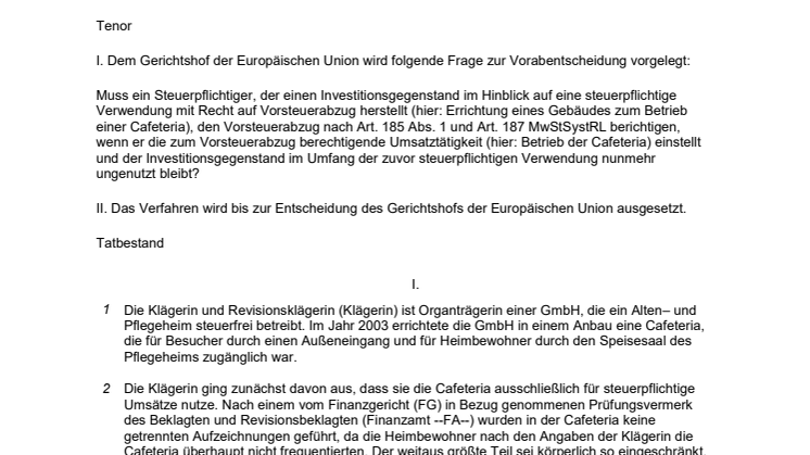 BFH Beschluss vom 27.03.2019 (V R 61/17)