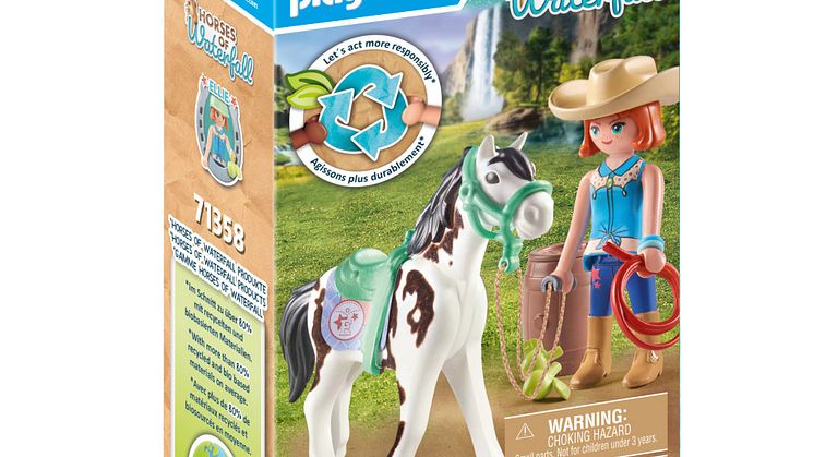 Ellie & Sawdust mit Westernübung (71358) von PLAYMOBIL