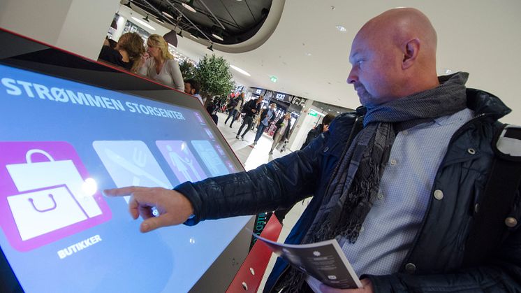 Strømmen Storsenter med Procon Wayfinder
