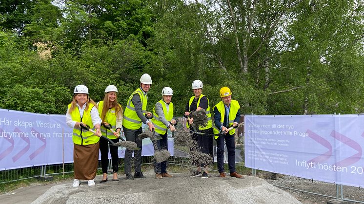 Nu startar bygget av Villa Brage i Djursholm