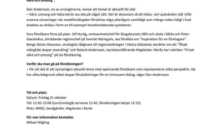 Vårdkvalet: offentlig eller privat vård och omsorg?
