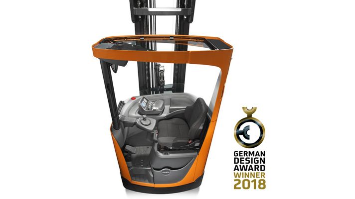 German Design Award 2018 till skjutstativtrucken BT Reflex R-serien