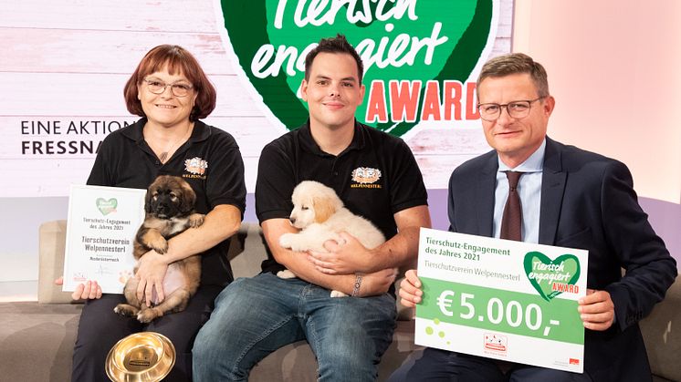 Wie das Welpennesterl aus Korneuburg freuten sich auch die anderen Tierschützer über den Preis bei den Tierisch engagiert-Awards.