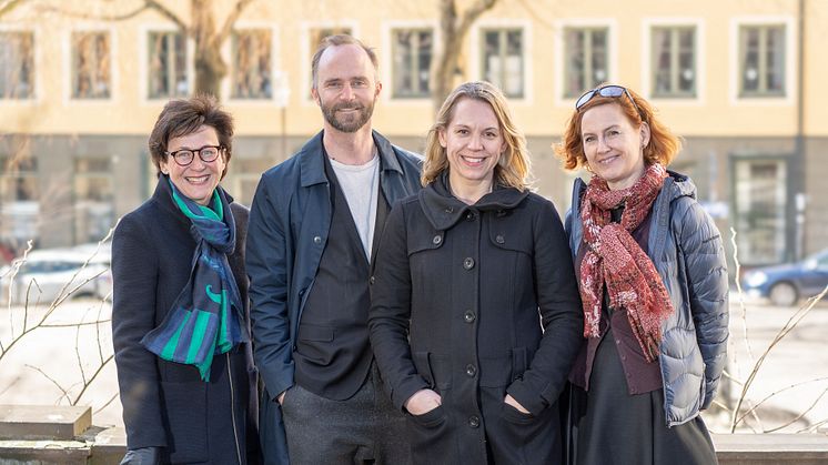 Kerstin Eken, Mårten Leringe, Vendela Martinac och Katarina Ringstedt. Foto: Ola Hedin