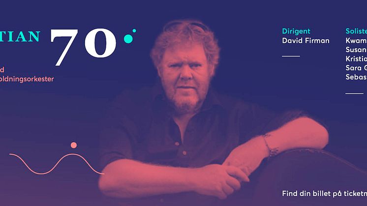 Sebastian fylder 70 år og fejres med et brag af hyldestkoncerter