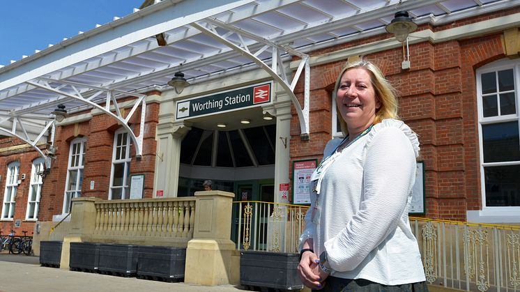 Worthing station manager Lorna Hadley