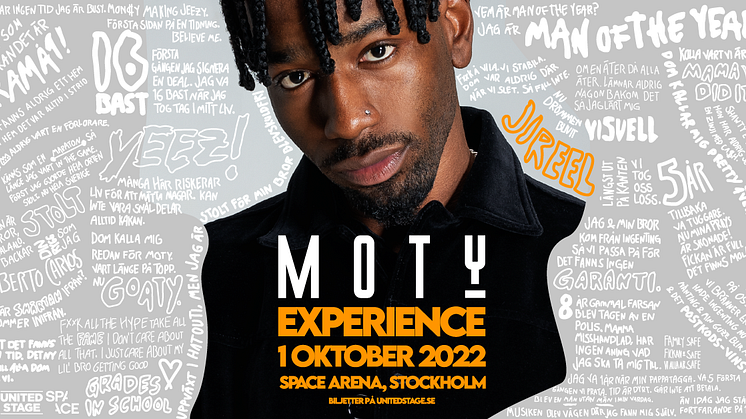JIREEL - MOTY Experience - Space Arena Stockholm