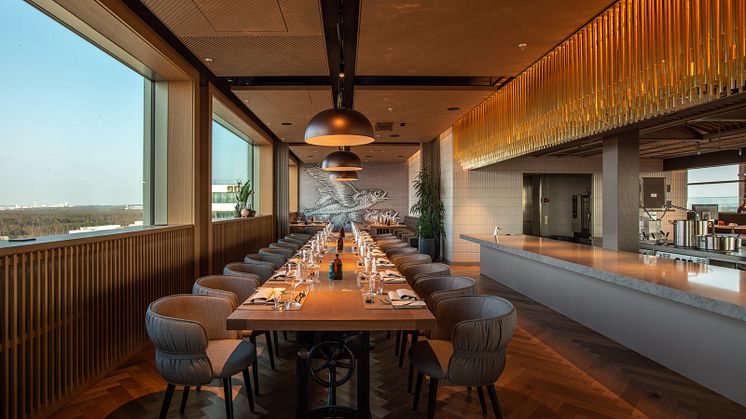 Chefstable im THE ROOF vom b'mine Frankfurt Airport