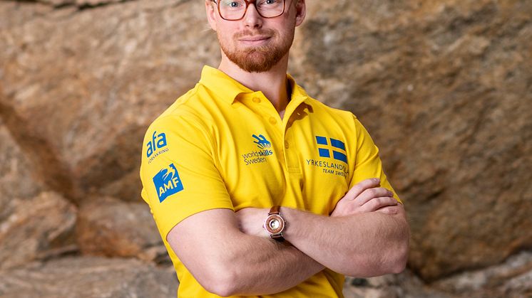 David Petersson ingår i det svenska yrkeslandslaget som reser till WorldSkills i Kazan i augusti.