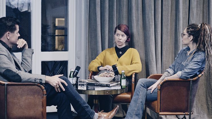 Peter Hellgren, vd för Consid, Linda Sandberg och Julia Ekholm, två av de sju initiativtagarna till #teknisktfel.