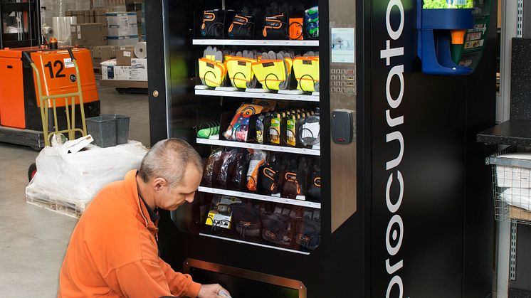 Dygnet-runt-lager med SavePro Vending Machine från Procurator AB