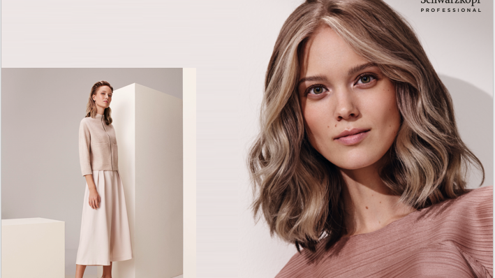 Kalla och elegant beiga & mjukt gråa nyanser med en pudrig finish i IGORA färgsortimentet från Schwarzkopf Professional