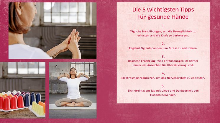 Die 5 wichtigsten Tipps für gesunde Hände