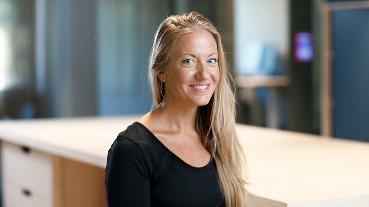 Sandra Holmström, hållbarhetsspecialist, Fabege. Bild: Fabege