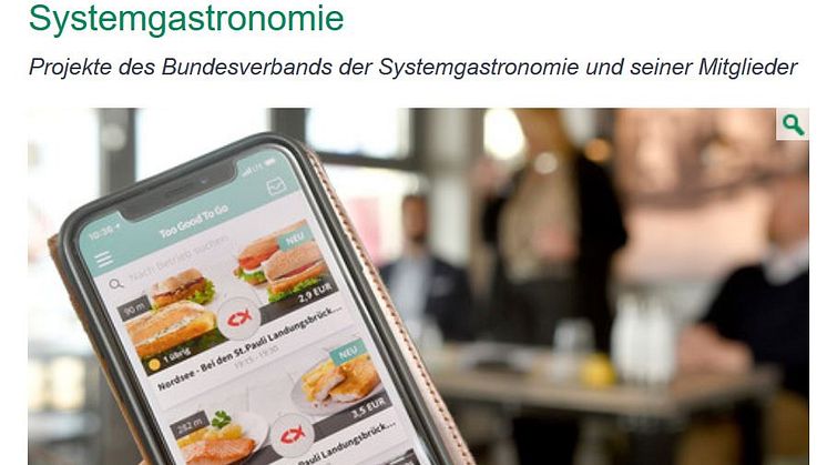 Screenshot von der Website des Lebensmittelverbands Deutschland