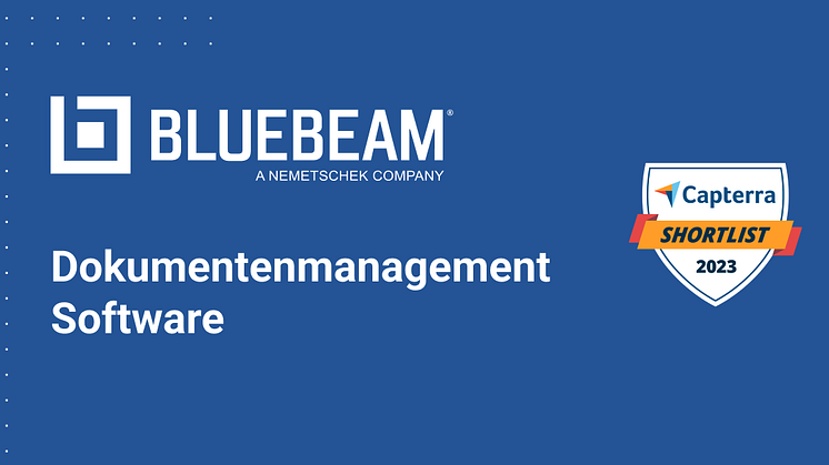 Bluebeam wird in der Capterra-Shortlist der Dokumentenmanagementsystemen aufgeführt 