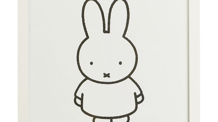 miffy_plakat_m_ramme_30x40_cm_hvit_199.90