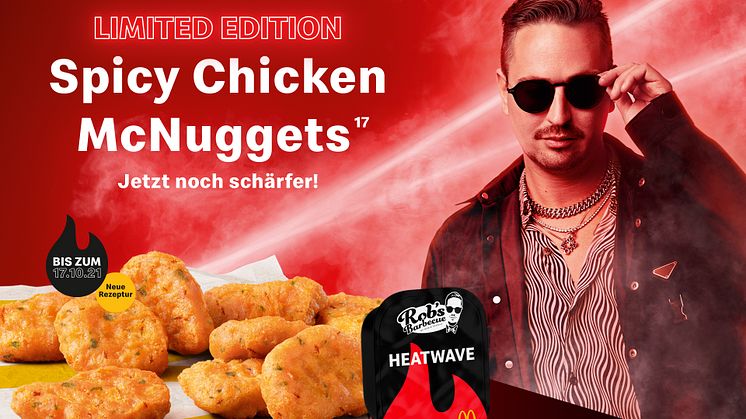 McDonald’s x Robin Schulz: Weltberühmter DJ liefert passenden Dip zu den beliebten Spicy Chicken McNugget