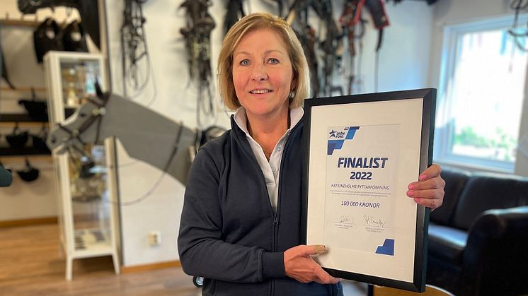 Greta Lilliehöök-Hägg, ordförande i Katrineholms Ryttarförening. Foto: ATG