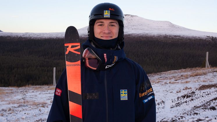 Puckelåkaren Filip Gravenfors