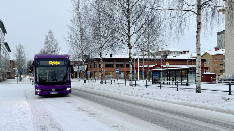 Införandet av biljettavgift på Citylinjen planeras till 1 mars. Foto: Piteå kommun