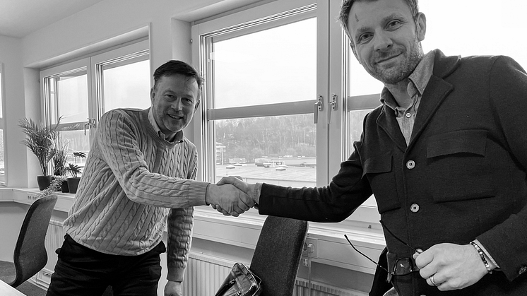Viktor Sundling, Halmstad Energi & Miljö och Kristian Sandahl, ChargeNode