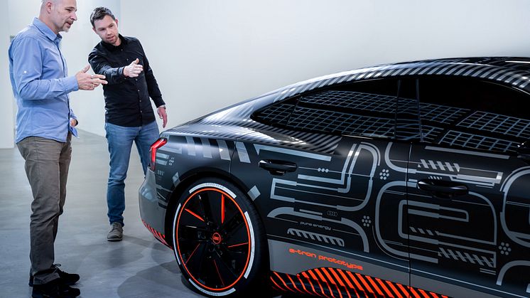 Rudolf Halbmeir and Stephan Gsell, sound developers at Audi