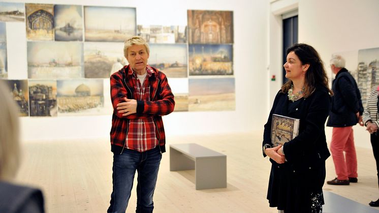 Lars Lerins verk visas i Minnesota, USA, i samarbete med Nordiska Akvarellmuseet