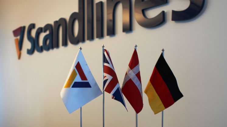 Scandlines logo med flag