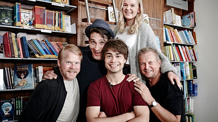 Alexander Rybak med skuespillerteam