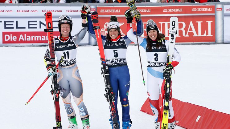 Courchevel_Holtmann_Brignone_Holdener