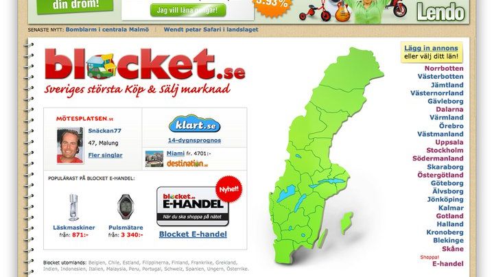 Blocketsajten 2011