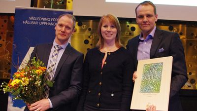 Miljöstyrningsrådets hållbarhetspris gick till Textilia!