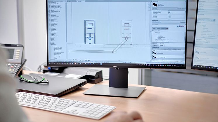 Geberit BIM instickskatalog för Autodesk Revit