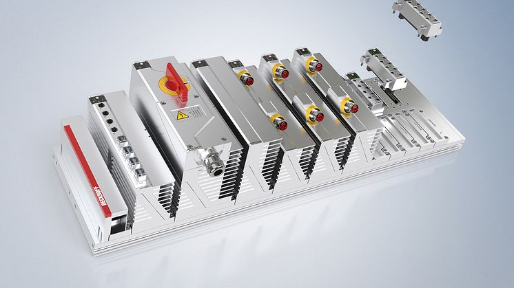 Tack vare den robusta bottenplattan och pluggbara funktionsmoduler för IPC, I/O, rörelse, relä och systemteknik är MX-System en mycket flexibel skåpsfri automationslösning i kapslingsklass IP67.