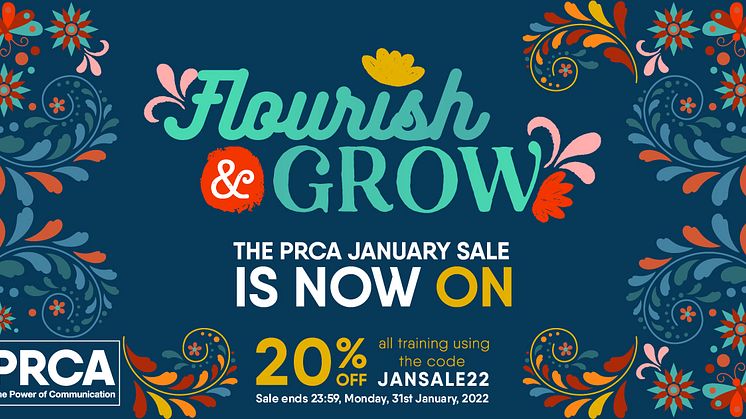 PRCA Launches January Sale with 20% off Training