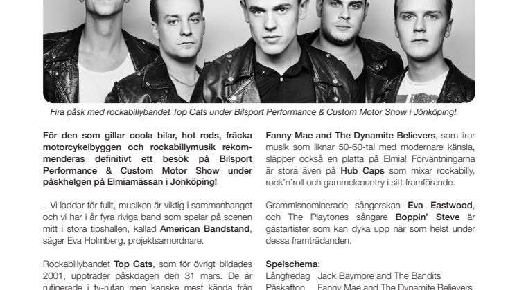 Top Cats till Elmia!