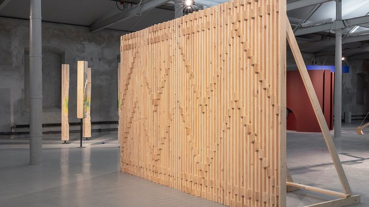 Utställningsvy Arkitekturer - Åtta samtida undersökningar