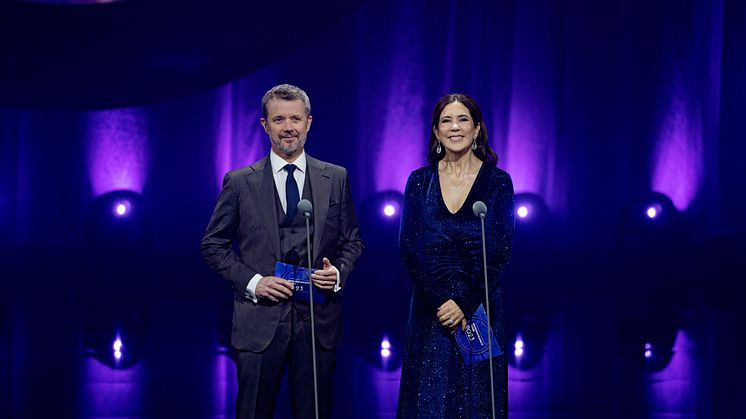 Kronprinsparret på scenen