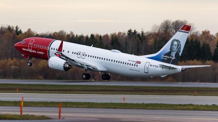 Norwegianin Boeing 737 MAX 8