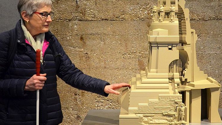 Leipzig barrierefrei erleben - 3D-Tastmodell des Völkerschlachtdenkmals