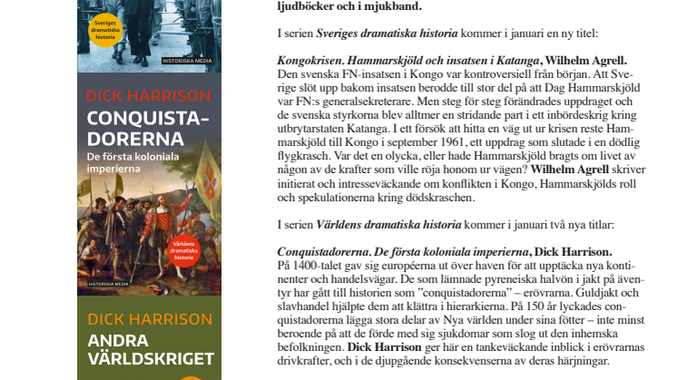 Pressmeddelande Kongokrisen Conquistadorerna Andra världskriget.pdf