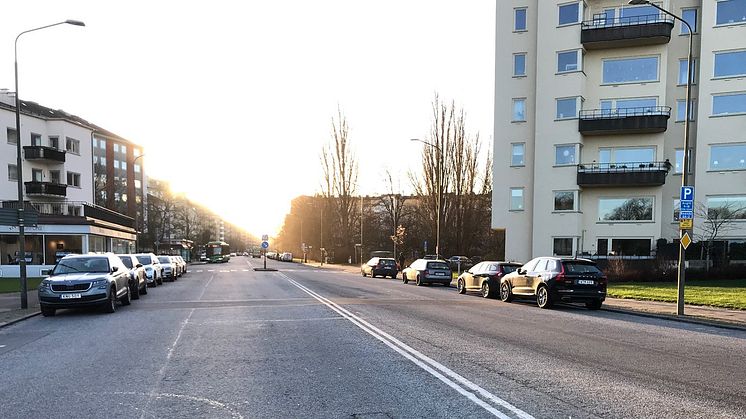 Nu bygger vi 800 meter cykelbana längs Tessins väg