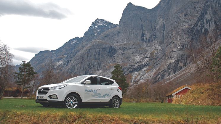 Hyundai ix35 FCEV hydrogenelektrisk bil