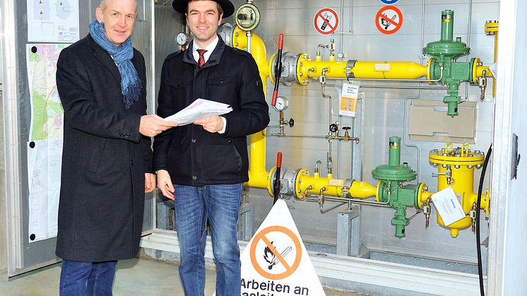 Neue Erdgasnetze in Weiding gehen offiziell in Betrieb