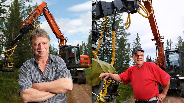 Siktröjning med hjulgrävare